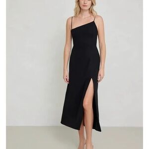 Park & Fifth Midnight Asymmetrical Dress